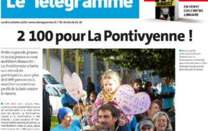 LE TELEGRAMME vous offre l'édition de ce Lundi 6 Octobre !