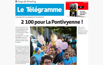 LE TELEGRAMME vous offre l'édition de ce Lundi 6 Octobre !